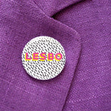 LESBO <br> Queer Pinback Button