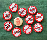NO DATA CENTERS <br> Pinback Button