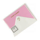SHORT & SWEET Hot Foil Stamped Notecard Set