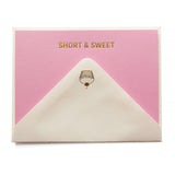 SHORT & SWEET Hot Foil Stamped Notecard Set