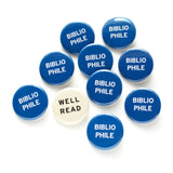 BIBLIOPHILE <br> Pinback Button