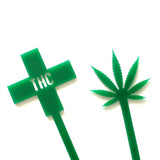 CANNABIS COCKTAILS THC Cocktail Stirrers