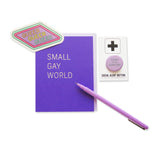 SMALL GAY WORLD <br> Hot Foil Greeting Card