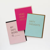 MY SAFE WORD IS... <br> Hot Foil Greeting Card